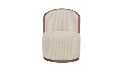 Rossi Swivel Dining Chair Stripe