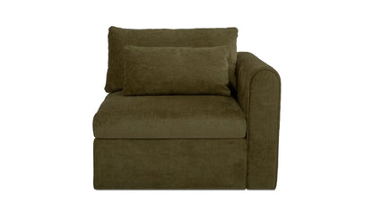 Swift Right Arm Facing Chair Dark Green