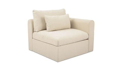 Swift Right Arm Facing Chair Light Beige