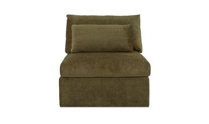 Swift Slipper Chair Dark Green