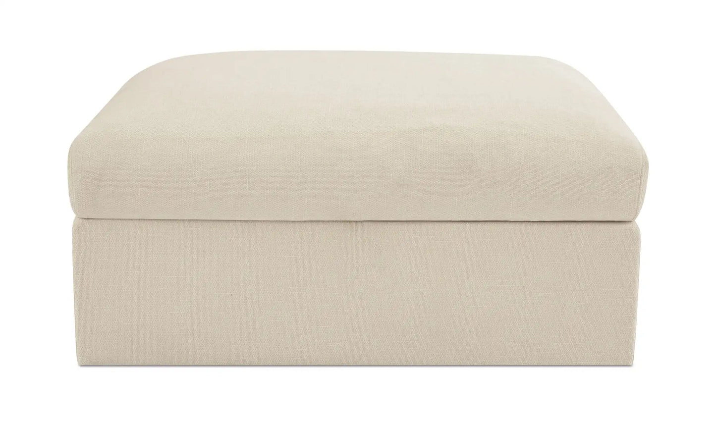 Swift Storage Ottoman Light Beige