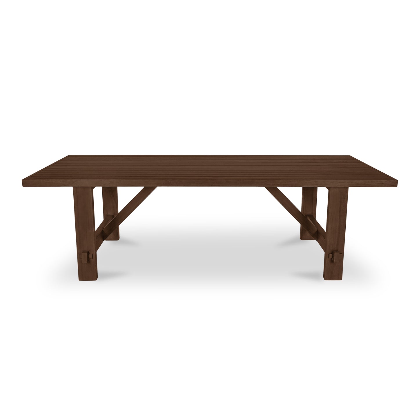 Esmond Outdoor Dining Table Brown