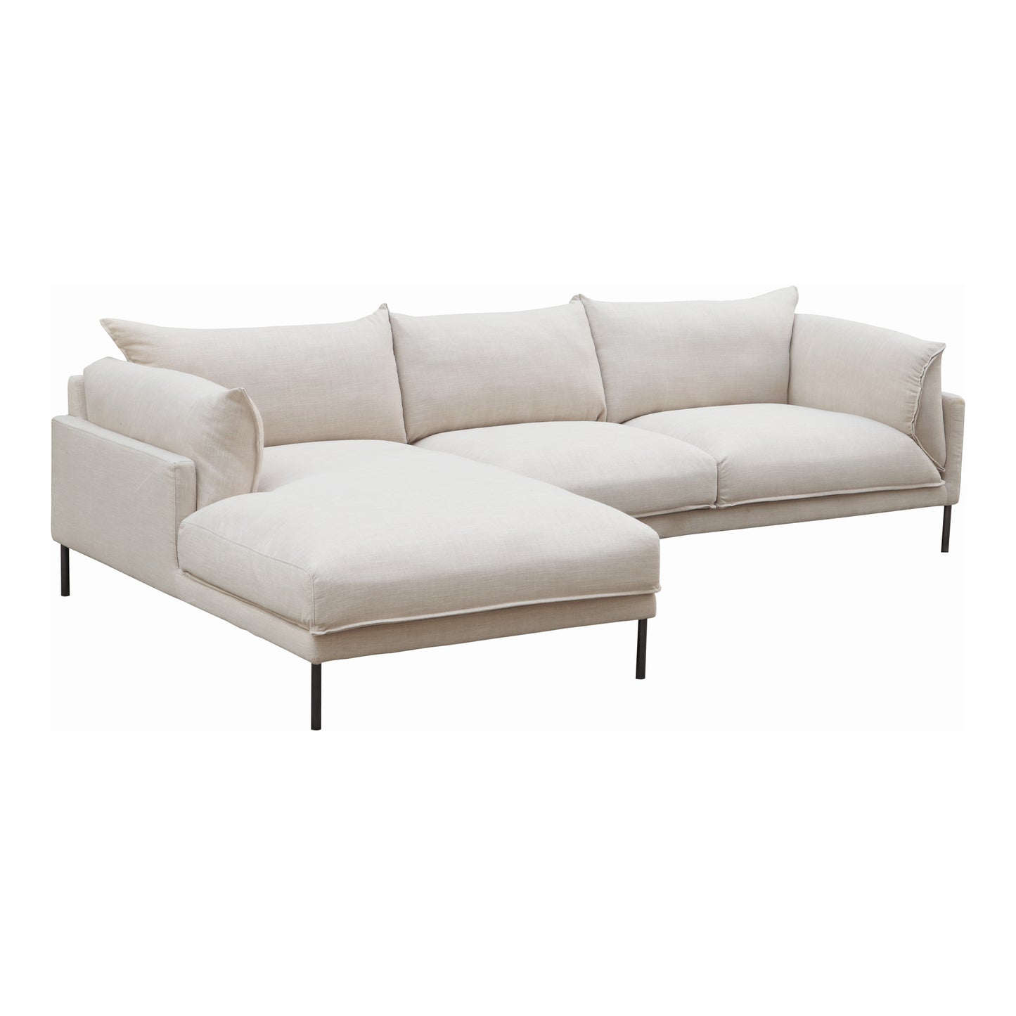 Jamara Left Sectional Sandy Beige