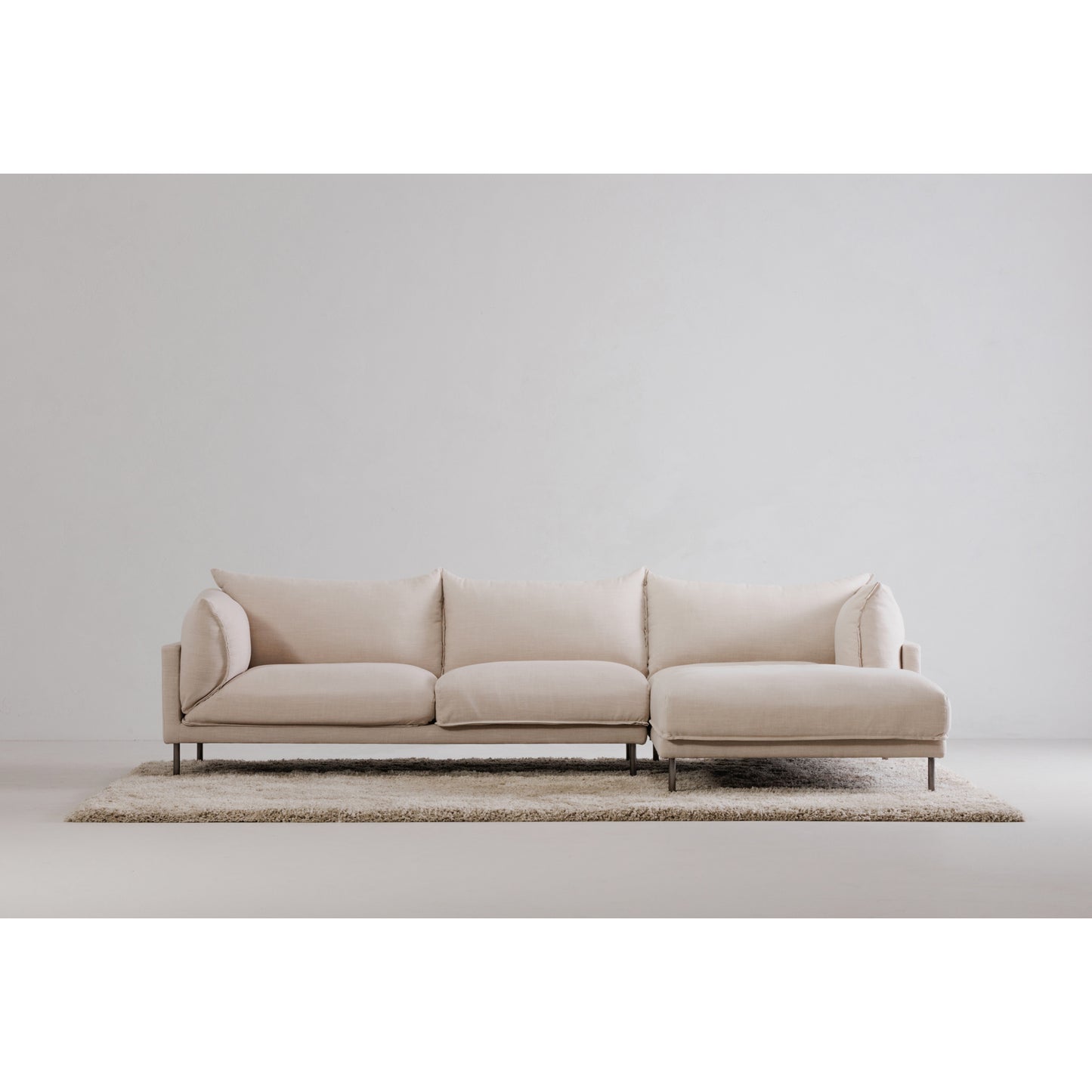 Jamara Right Sectional Sandy Beige