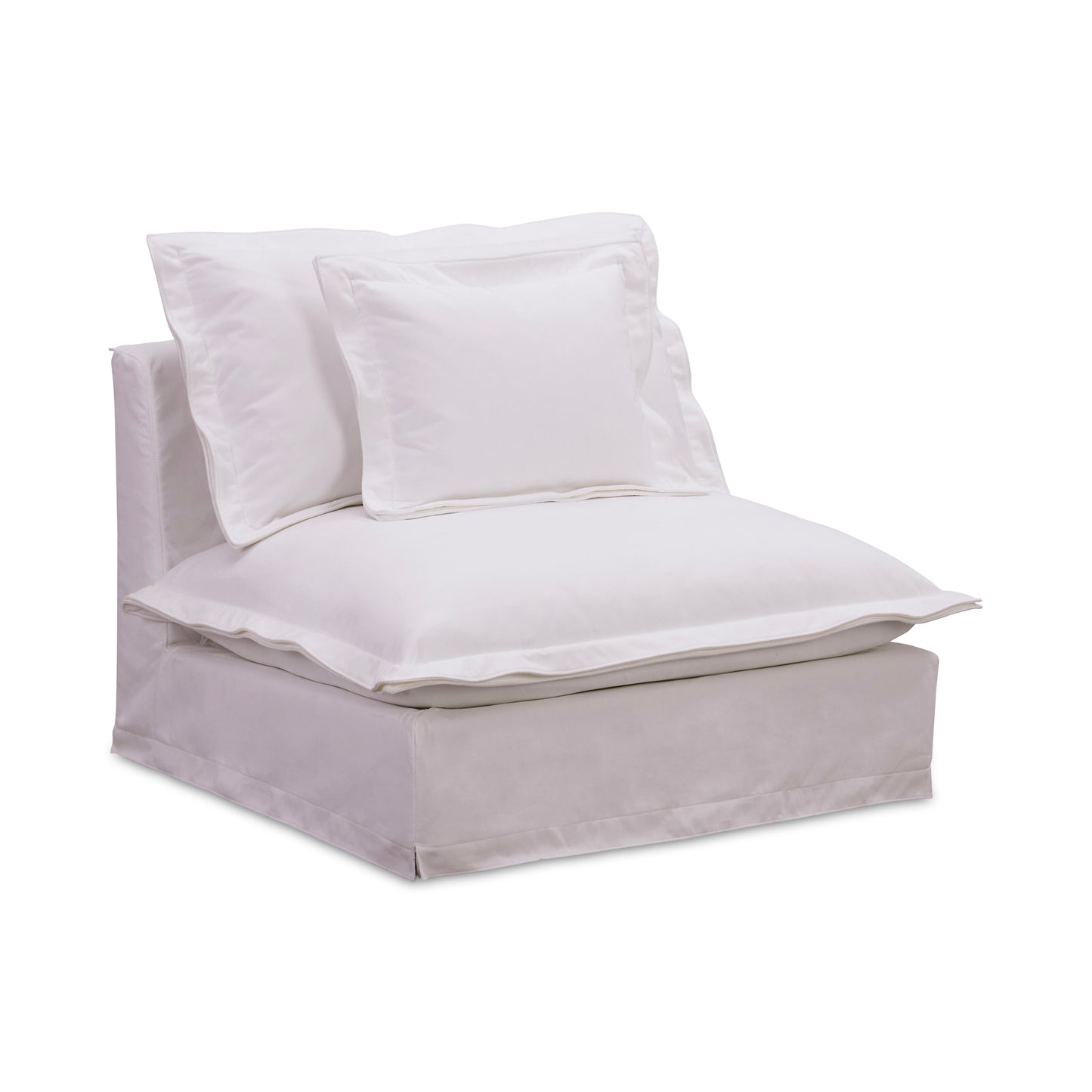 Olivia Slipper Chair White