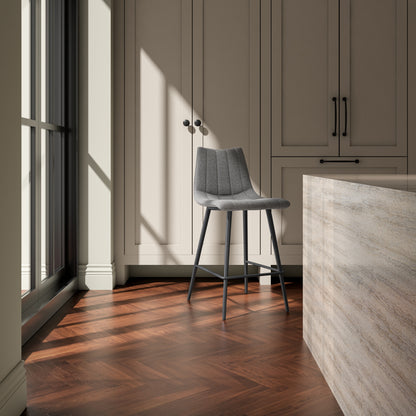 Alibi Counter Stool  Dark Grey-Set of Two