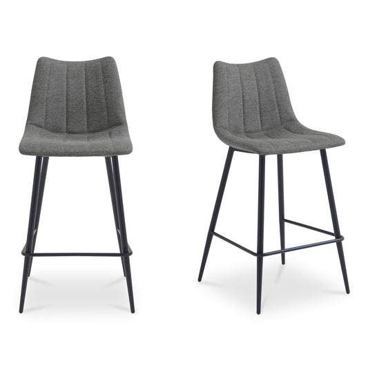 Alibi Counter Stool  Dark Grey-Set of Two