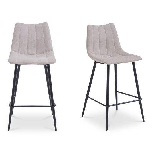 Alibi Bar Stool Beige-Set of Two