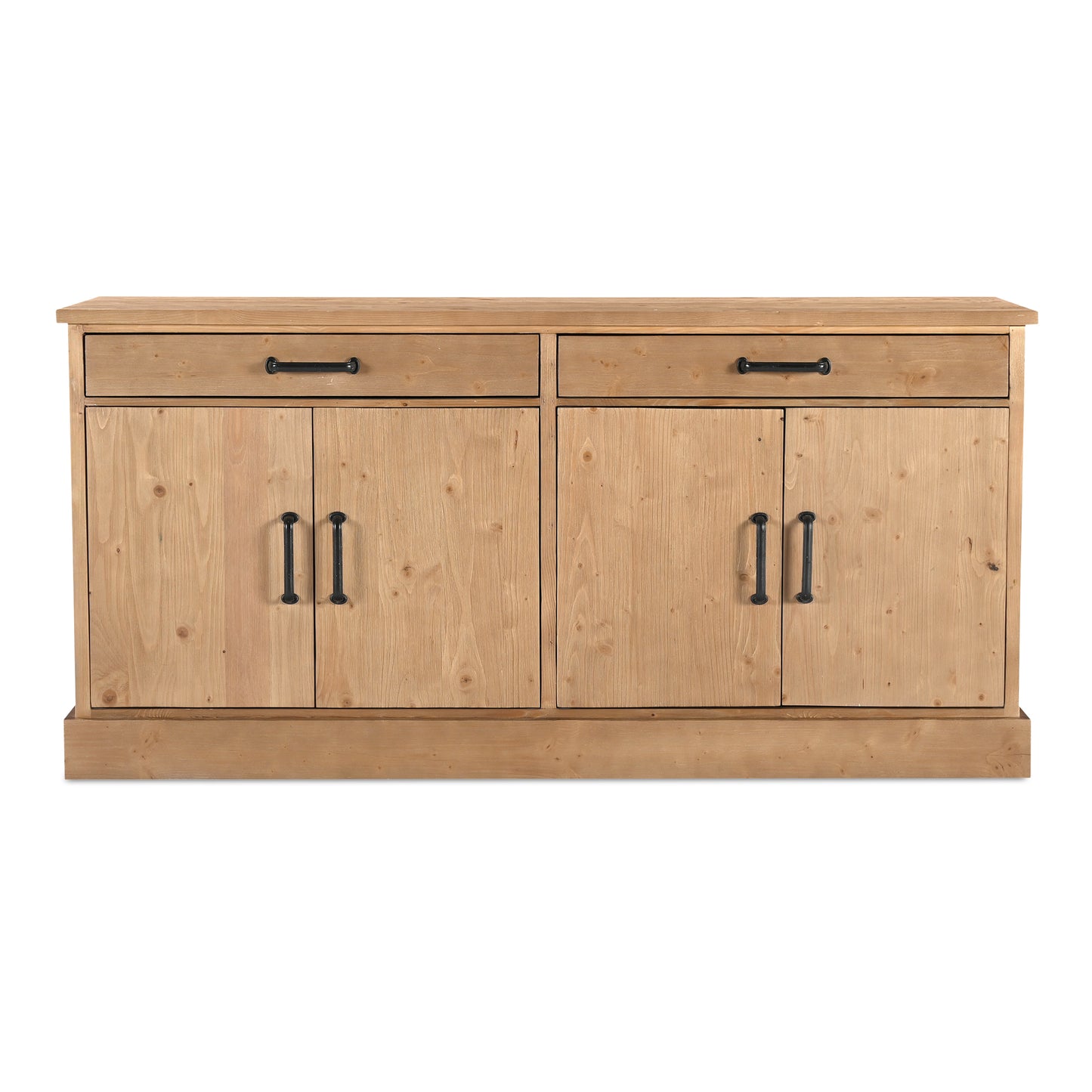 Tade 2 Drawer Sideboard Honey Pine
