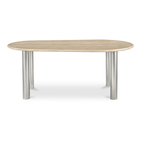 Fia Dining Table Travertine