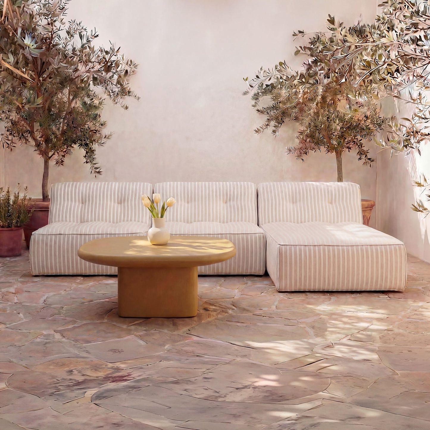 Manon Outdoor Coffee Table Deep Yellow