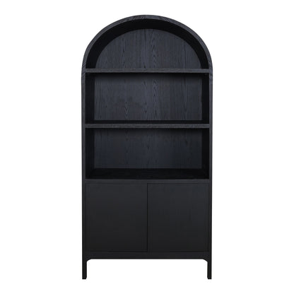 Wilde Display Cabinet Black Oak