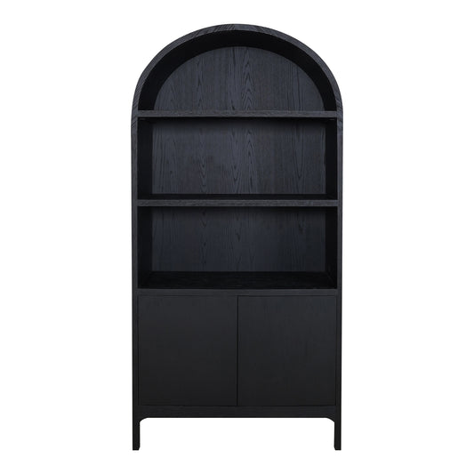 Wilde Display Cabinet Black Oak
