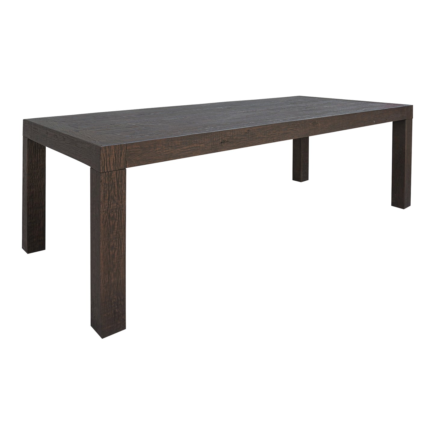 Evander Dining Table Rustic Brown