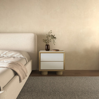 Marcelle Nightstand White