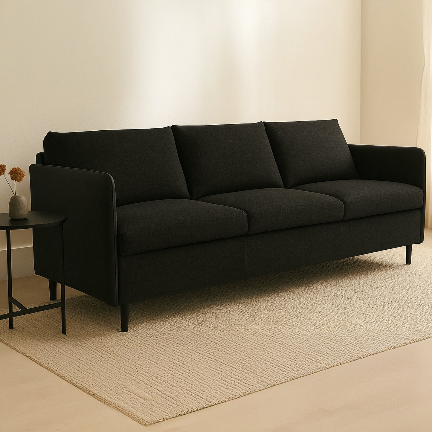 Teller Sofa Warm Black