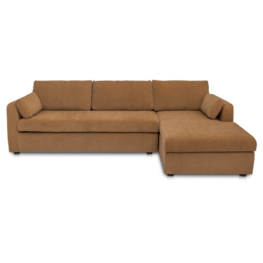 Burrow Sleeper Sectional With Storage Chaise Ginger Right
