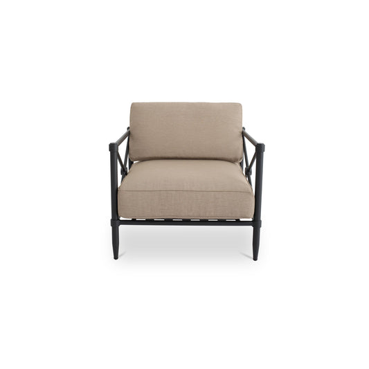 Willow Outdoor Accent Chair Light Brown
