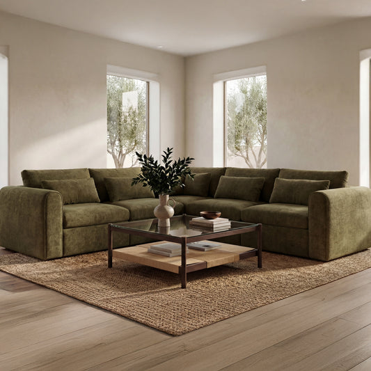 Swift Corner Chair Dark Green