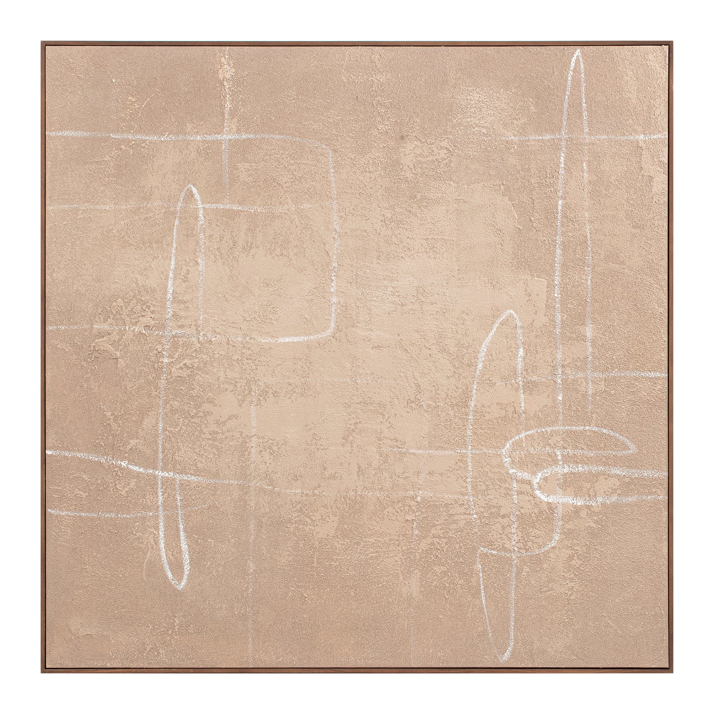 Notion Framed Painting Brown