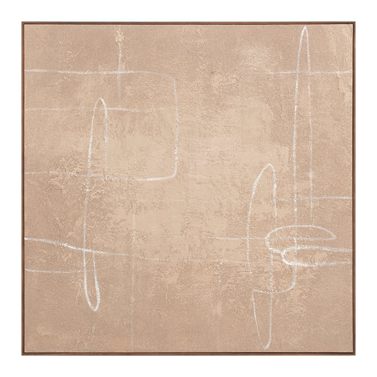 Notion Framed Painting Brown