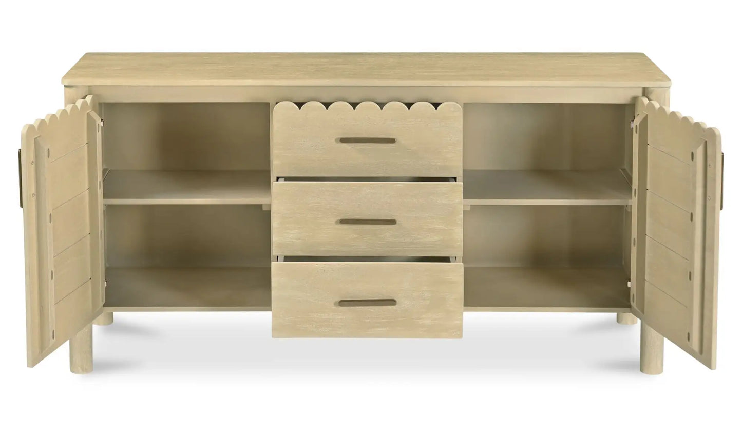 Wiley 3 Drawer Sideboard Natural