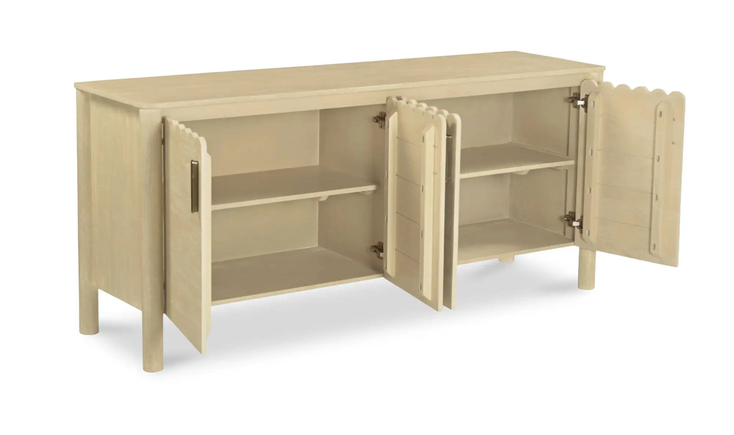 Wiley 4 Door Sideboard Natural