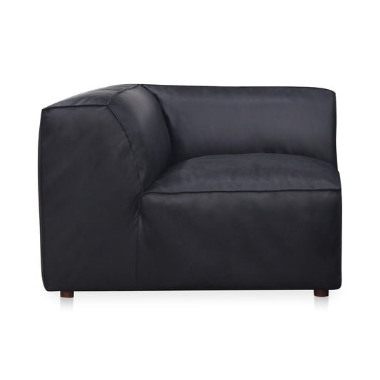 Form Corner Chair Vantage Black Leather