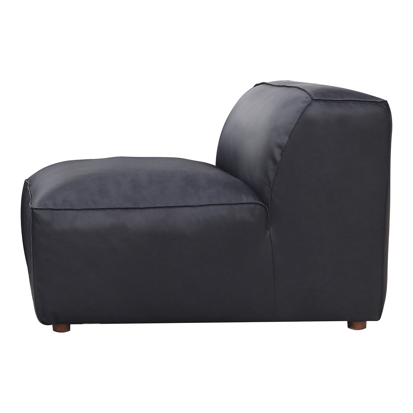 Form Slipper Chair Vantage Black Leather