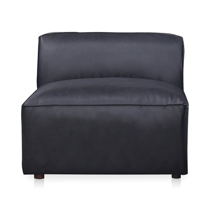 Form Slipper Chair Vantage Black Leather
