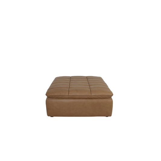 Lino Ottoman Tan Leather
