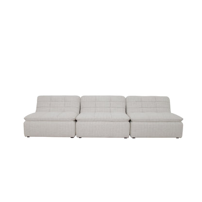 Lino Armless Modular Sofa Textured Oat