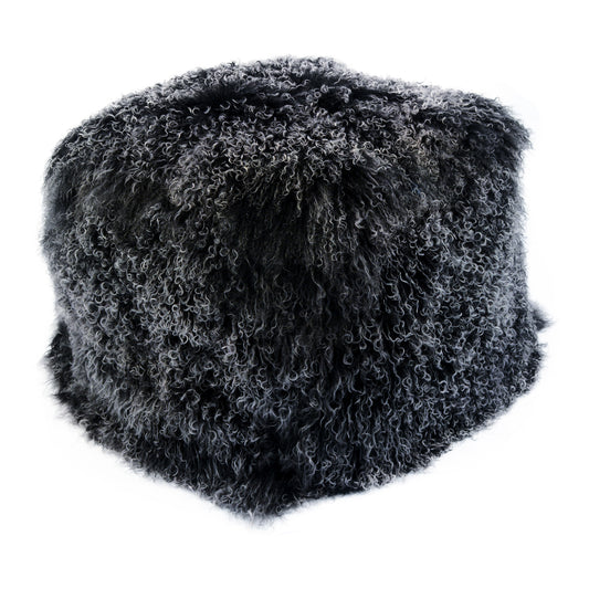 Lamb Fur Pouf