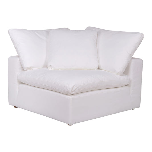 Clay Corner Chair Cream White