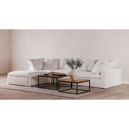 Clay Lounge Modular Sectional Cream White