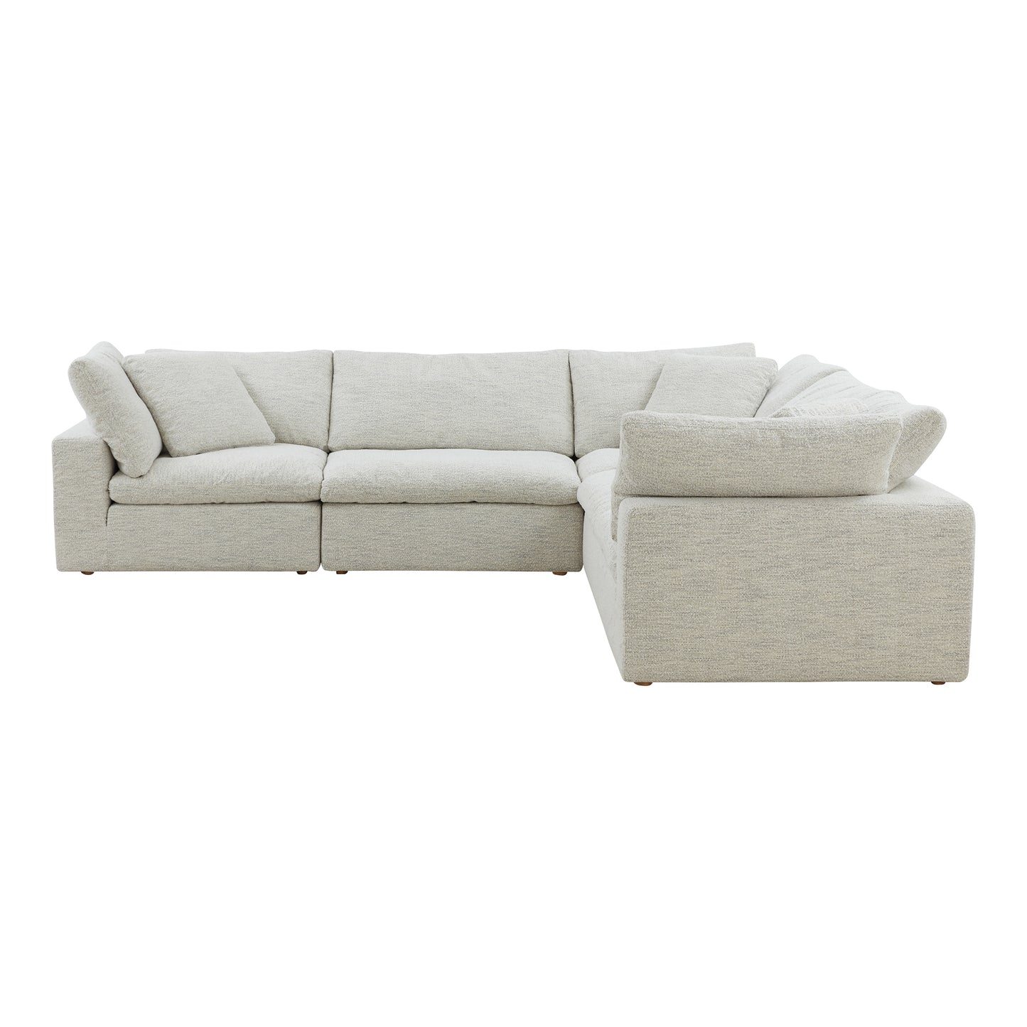 Clay Classic L-Shaped Modular Sectional Coastside Sand