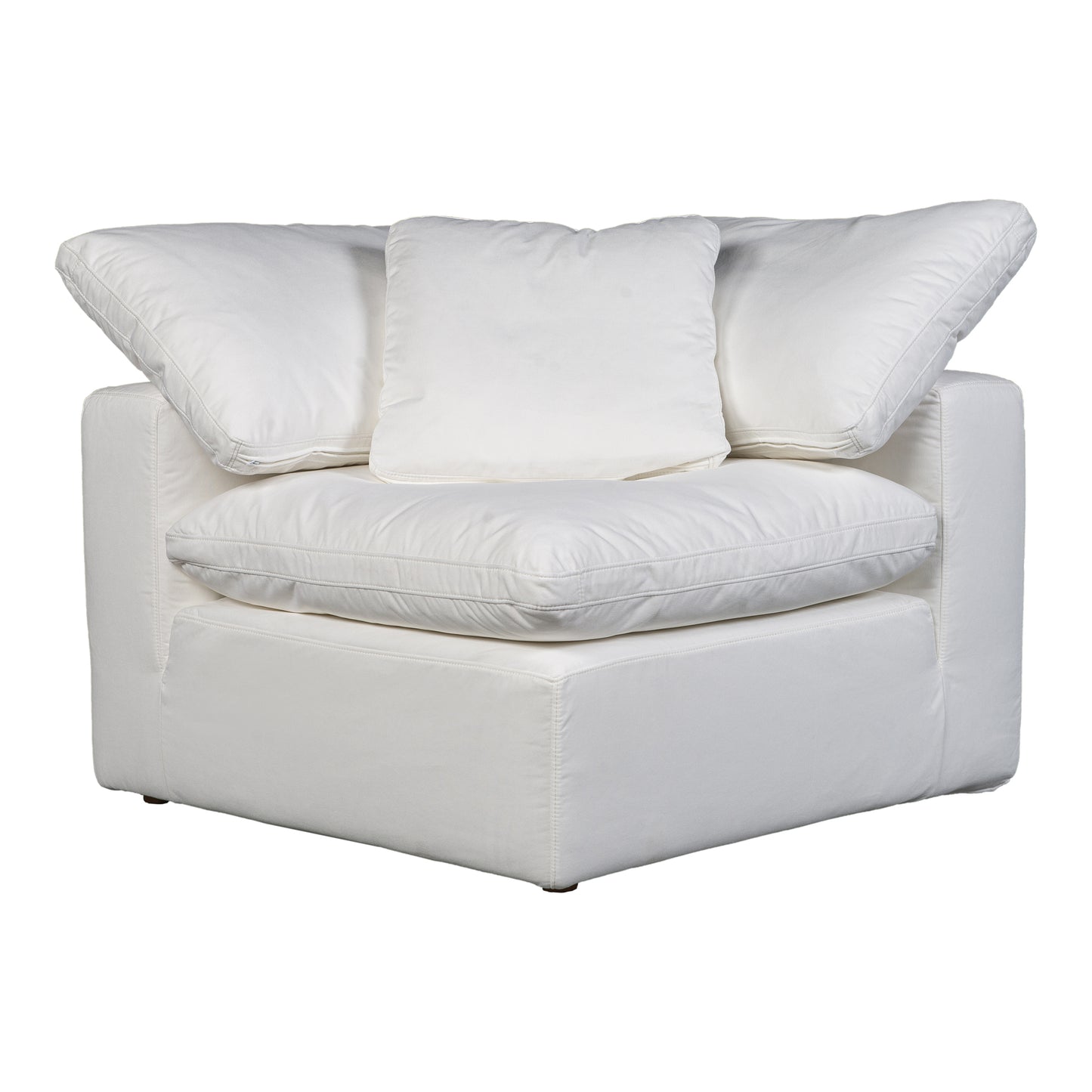 Terra Condo Corner Chair Cream White