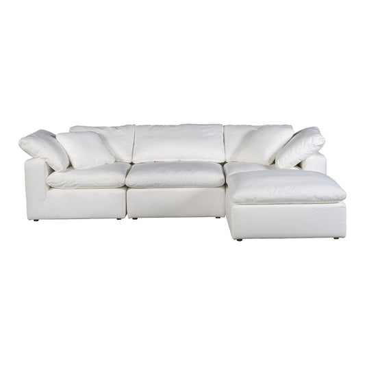 Terra Condo Lounge Modular Sectional Cream White