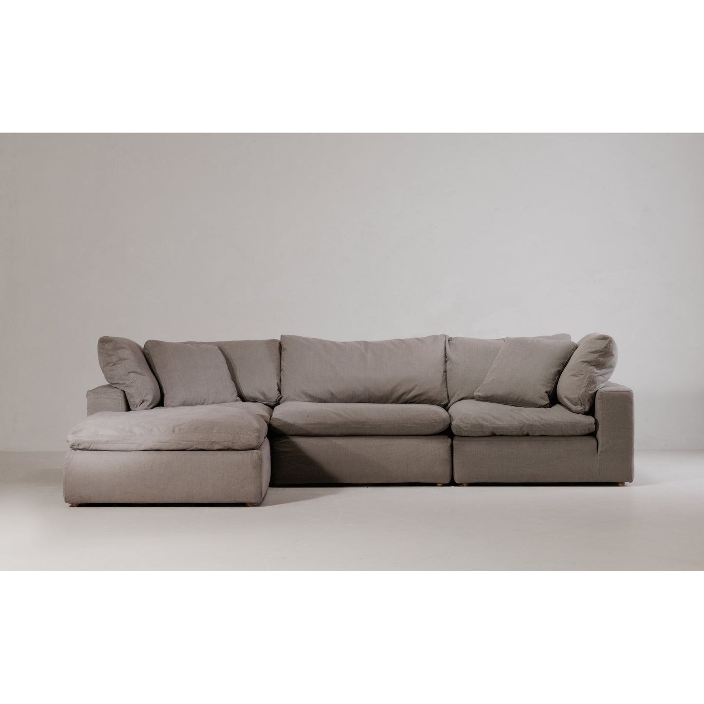 Terra Condo Lounge Modular Sectional Light Grey