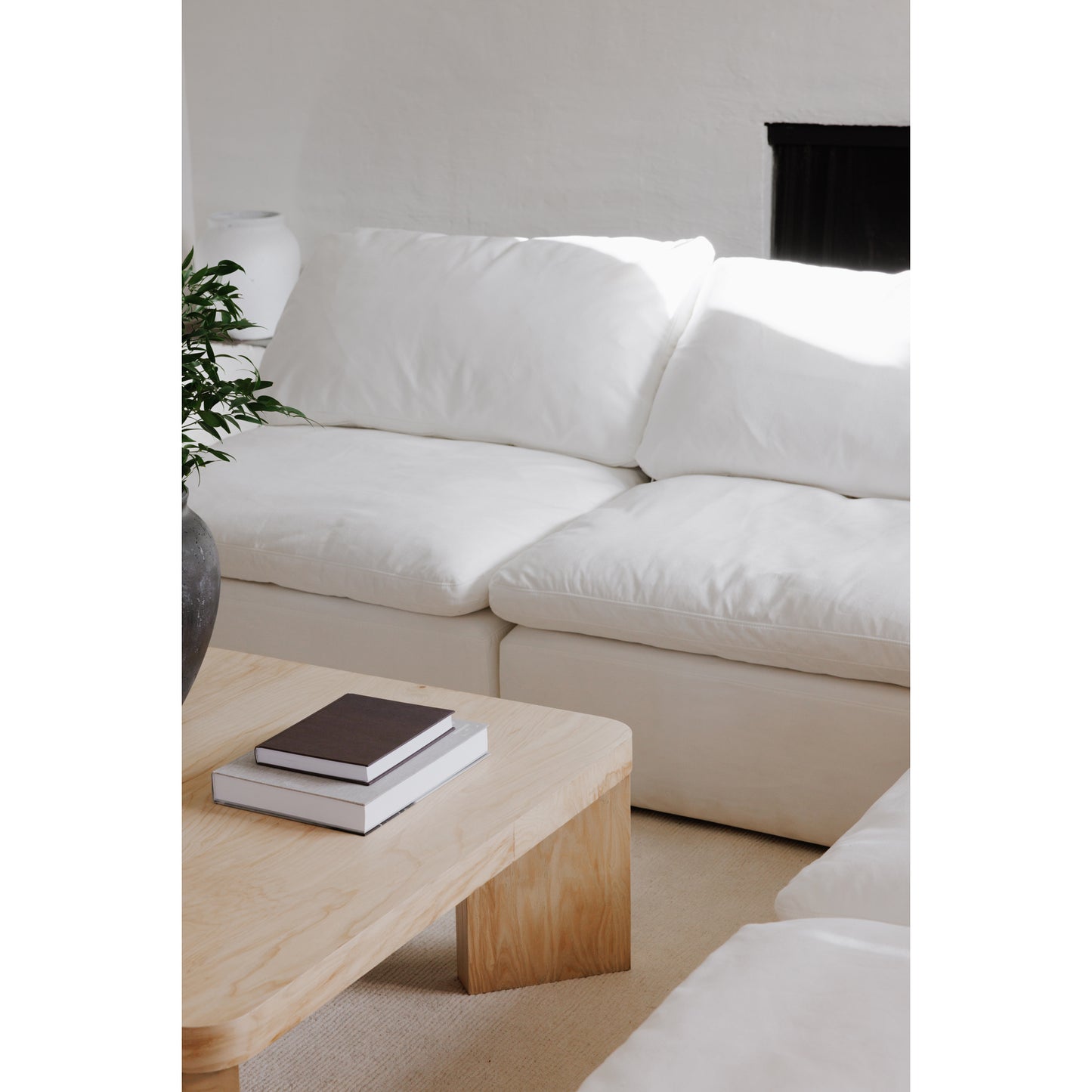 Terra Condo Dream Modular Sectional Cream White