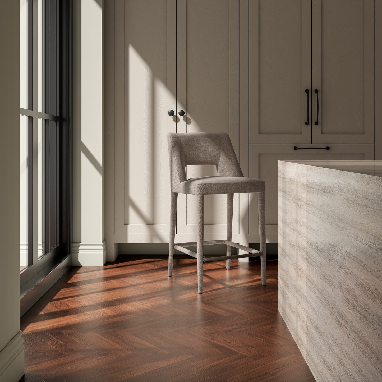 Joyce Counter Stool Light Brown