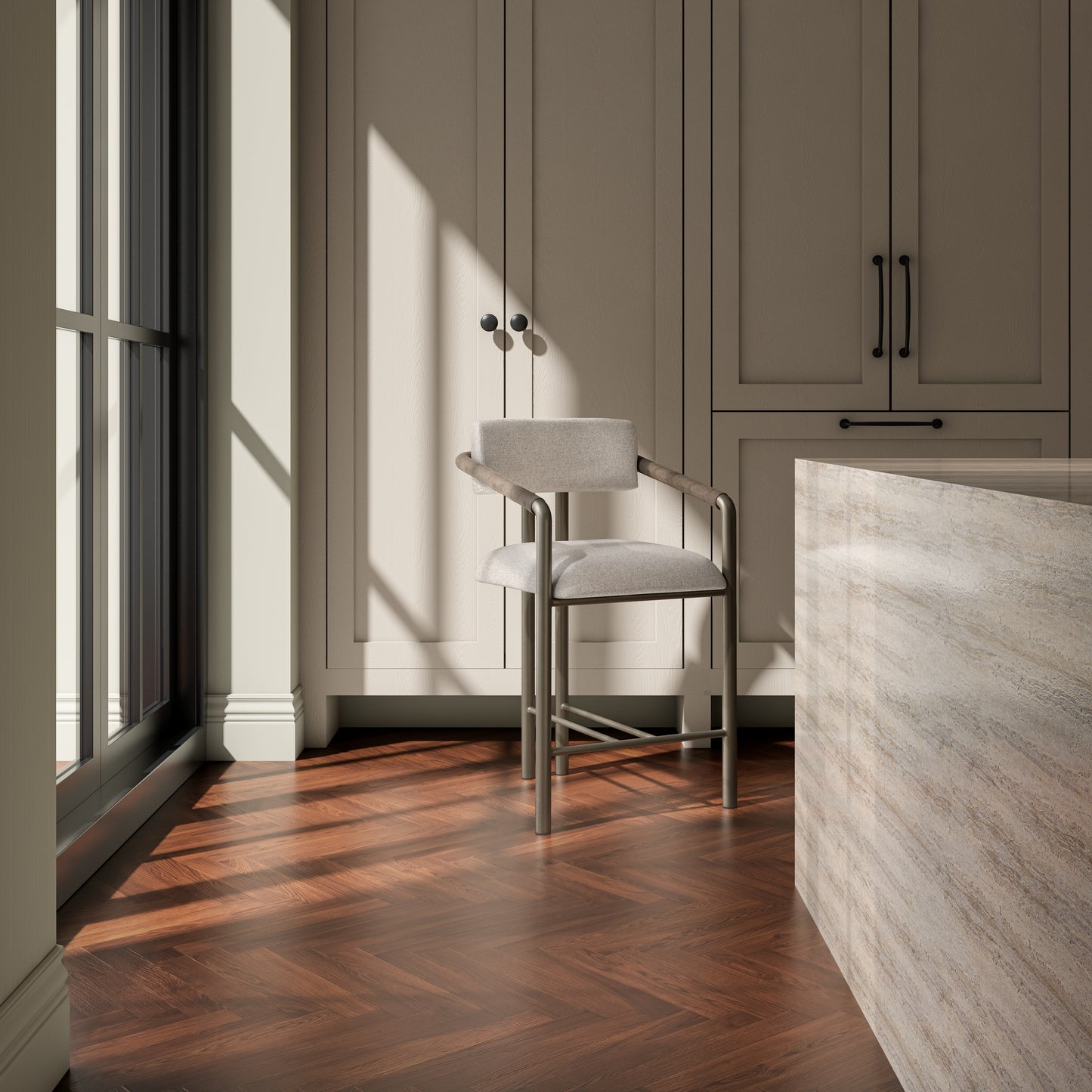 Cassidy Counter Stool Light Brown