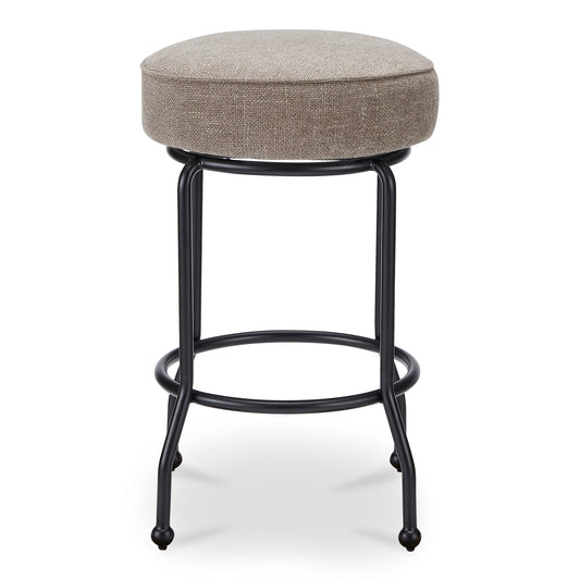 Kelsey Swivel Counter Stool Light Brown