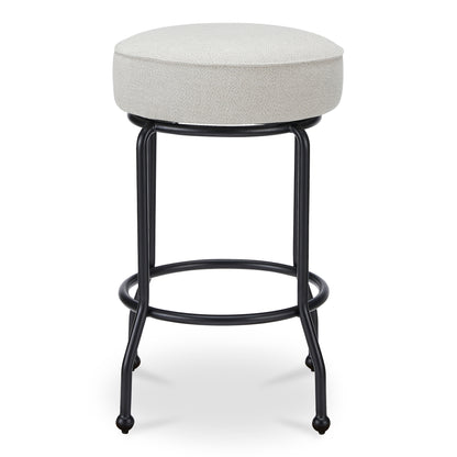 Kelsey Swivel Counter Stool Beige