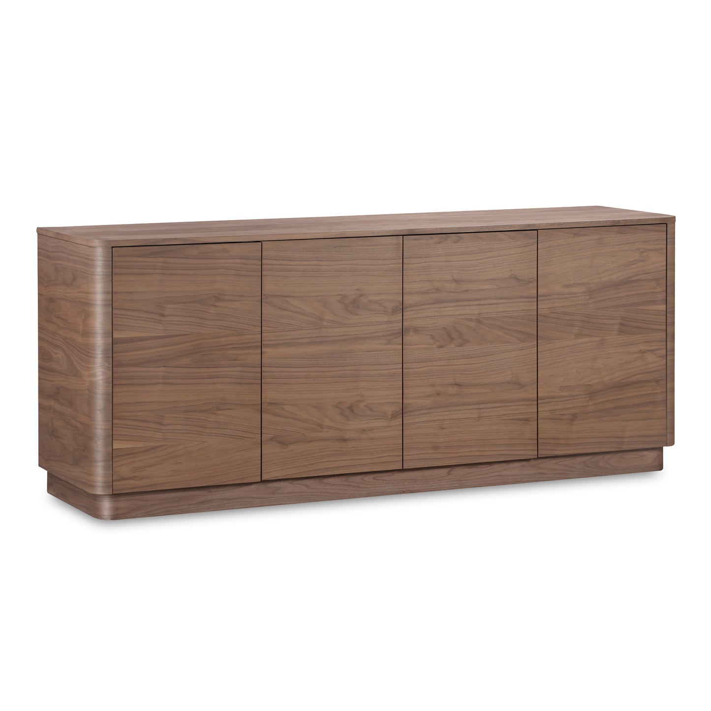 Round Off Sideboard Walnut Brown