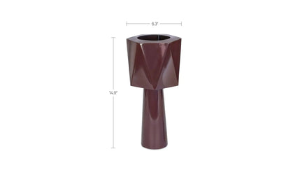 Tolu Table Lamp Burgundy